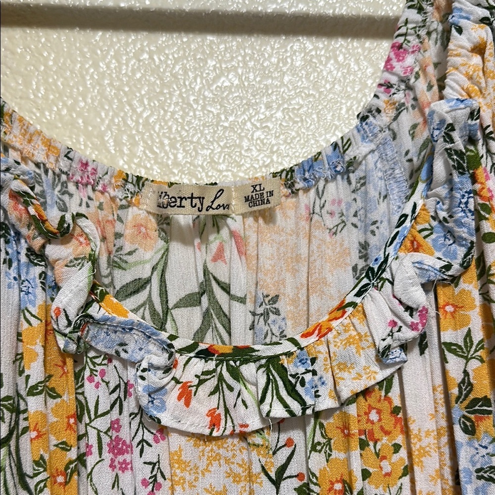 Liberty Love- Floral Print Women's Dress - Picture 3 of 5